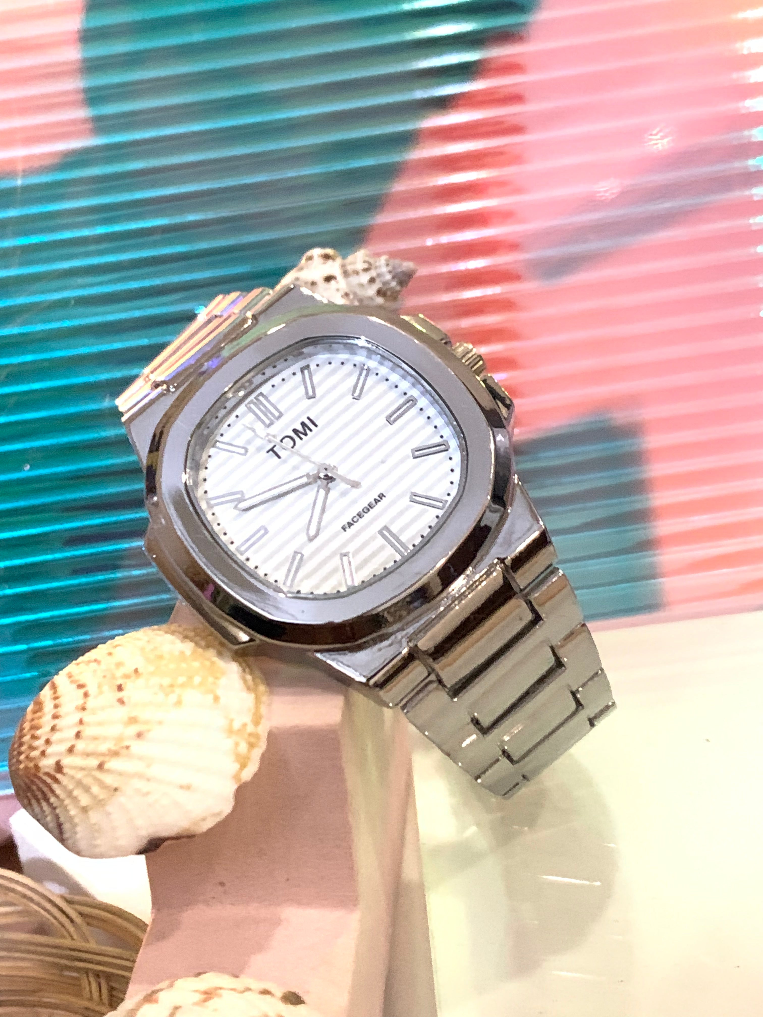 Mextmart Silver Edge watch