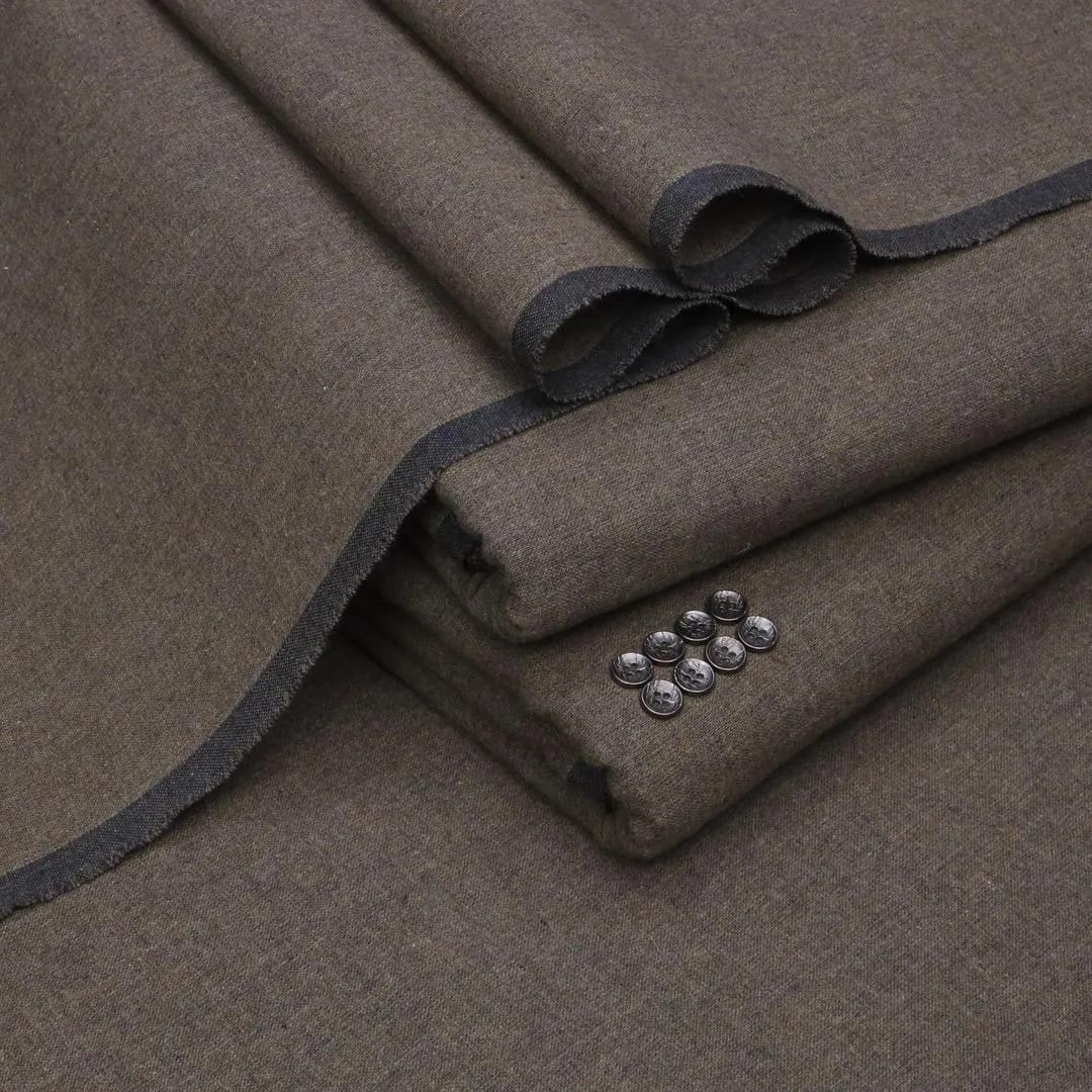 Mextmart Men's unstitched Khaddar plain suit